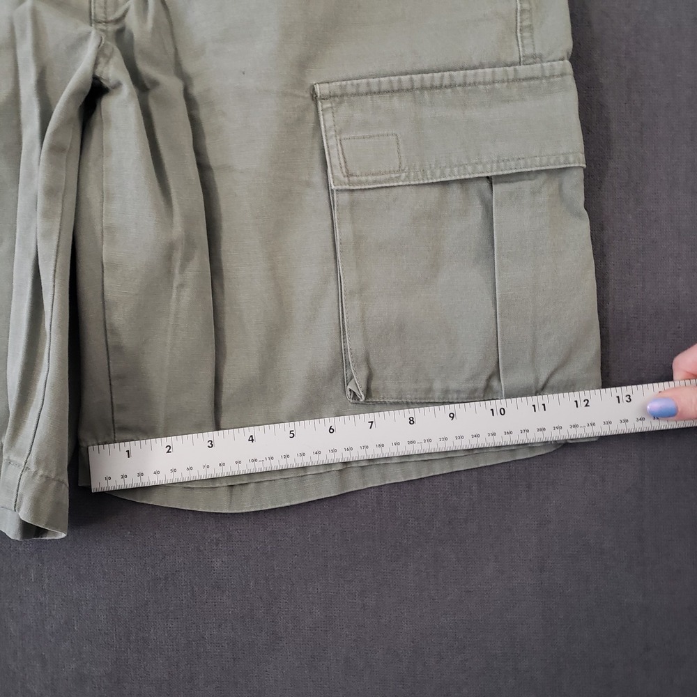 Men's Eddie Bauer Green Cargo Hiking Casual Shorts‎ Size 36 - Picture 6 of 12